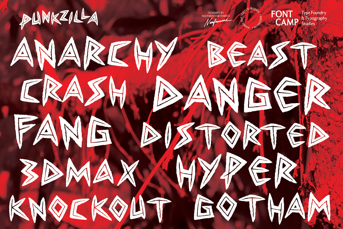 Punkzilla Font, a Handwritten Font by Fontcamp Type Foundry (Photo 8 of 11)