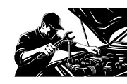 Wrench Tool Silhouette Vector Bundle, an Illustration by Amazin_art (Thumbnail 46 of 48)