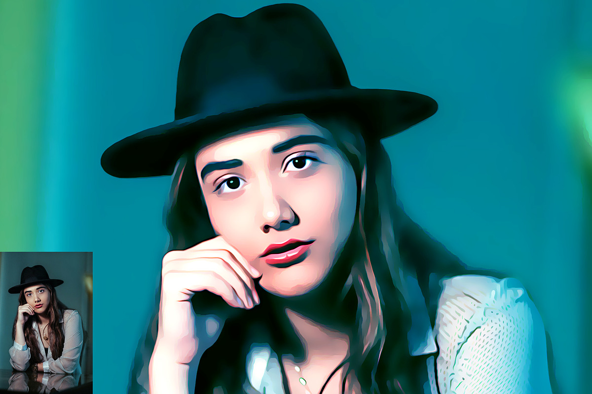 Acid Oil Paint & Cartoonize Effect, an Action Add-On by MRI STUDIO (Photo 7 of 20)