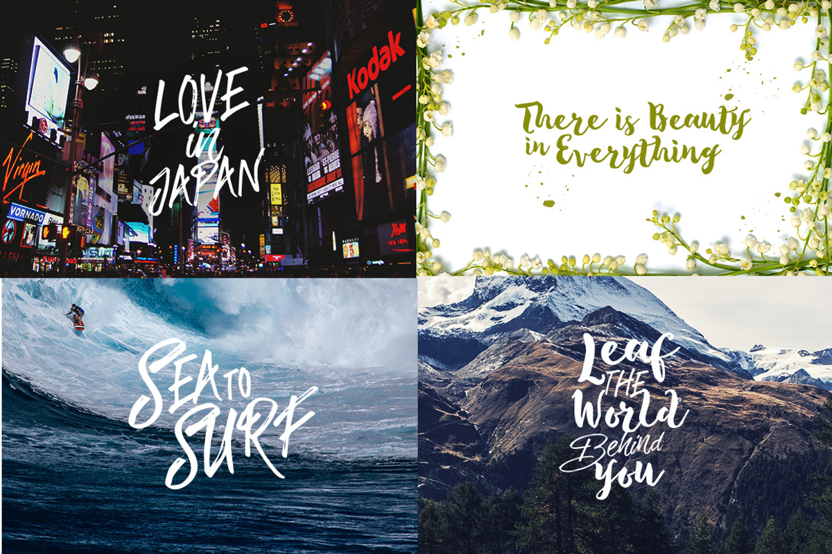 SALE !!! The Tropical - 5 Fonts, a Font by Dirtyline Studio (Photo 9 of 19)