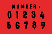 Zombies Gothic Scary Horror Font, a Blackletter Font by Fourteen Letter (Thumbnail 3 of 8)