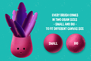 SHADER BRUSHES FOR PROCREATE, a Brush Add-On by seamless team (Thumbnail 3 of 5)