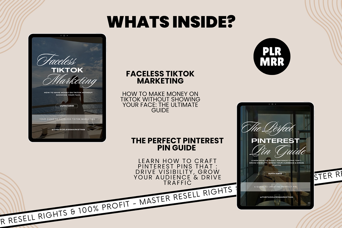 Faceless Digital Marketing Ebooks, a Marketing Template by Design By Hira (Photo 4 of 9)