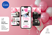 Sweet 16 Birthday Invitation, an Invitation Template by Earth5168 (Thumbnail 5 of 8)