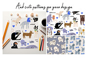 Cats and dogs vector illustrations, an Animal Illustration by Luamor (Thumbnail 14 of 15)
