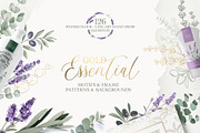 Gold Essential. Motifs,frame,pattern, a Texture Illustration by Kotkoa (Thumbnail 1 of 6)
