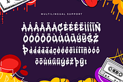 Graff Blast – A Modern Graffiti Font, a Serif Font by overlaytemplates (Thumbnail 5 of 5)