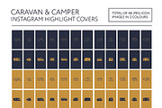 caravan & campers instagram covers, a Solid Icon by the cabin supply co (Thumbnail 2 of 4)