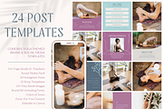 Bloom Yoga Air Canva Template, a Social Media Template by The Inspired Brand (Thumbnail 3 of 6)