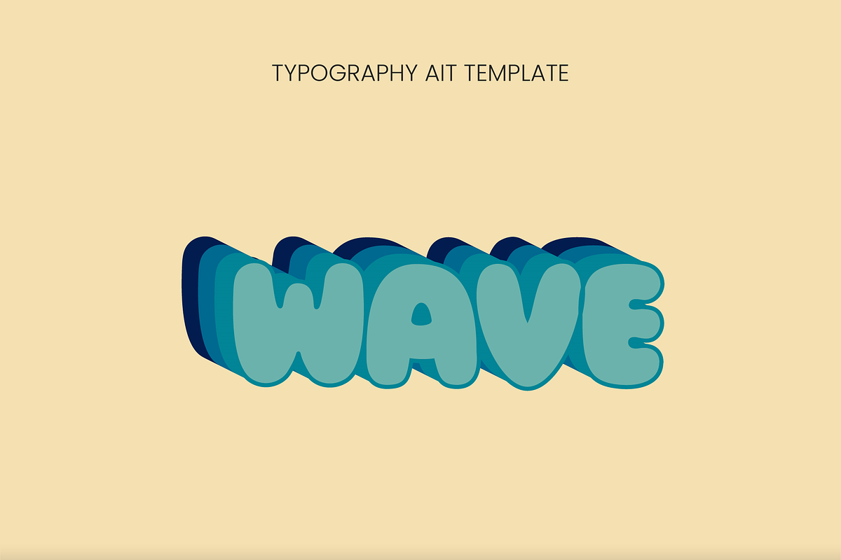 Layered Bubble Text Effect preview 3