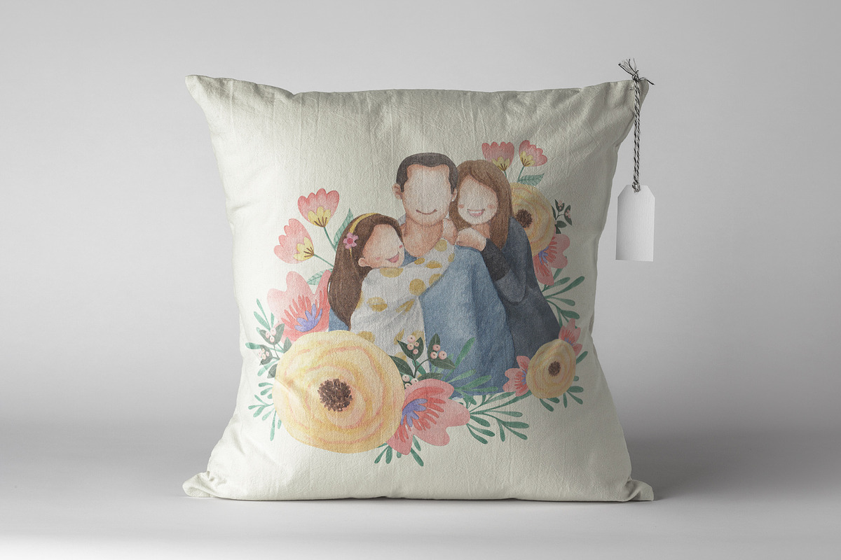 Father's Day Watercolor Illustration, a Person Illustration by CreativeValuation (Photo 9 of 12)