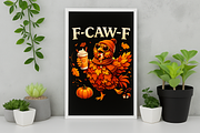 F Caw F Fall Chicken PNG, a Product Mockup by Design Station (Thumbnail 6 of 6)