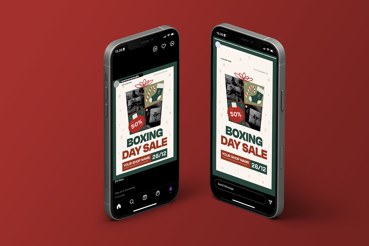 White Boxing Day Flyer, a Flyer Template by Neermana (Photo 4 of 4)