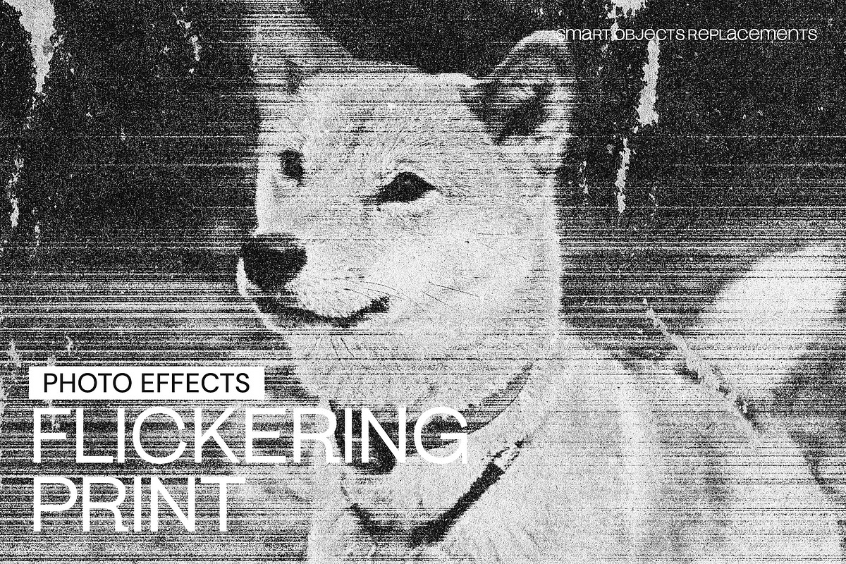 Flickering Print Photo Effect, a Layer Style Add-On by dokudokunomi (Photo 1 of 4)
