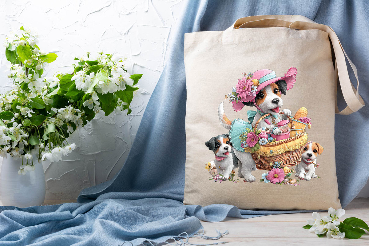 Whimsical Mother's Day Dog Clipart, an Animal Illustration by SVGArt (Photo 5 of 9)