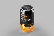 Soda Can Mockup, a Cups & Container Mockup by Artnivora.Std (Thumbnail 3 of 4)