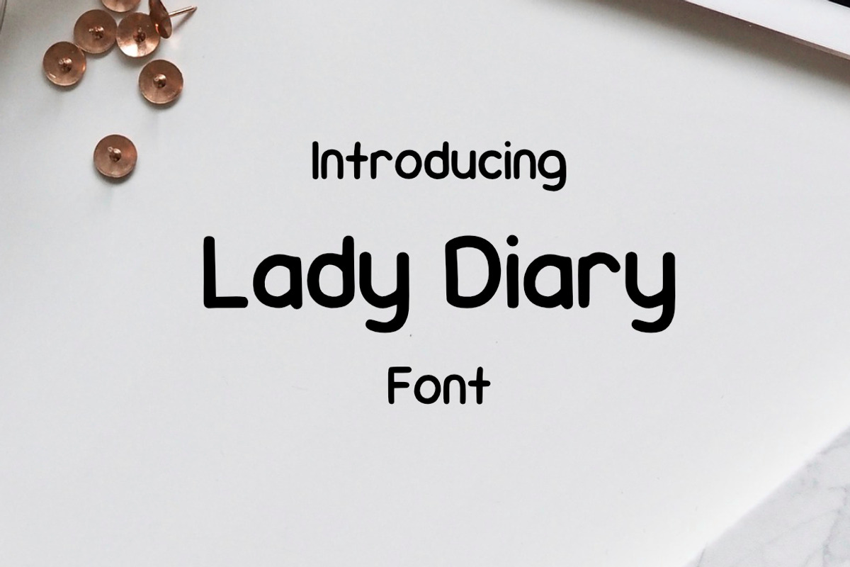 Lady Diary Font