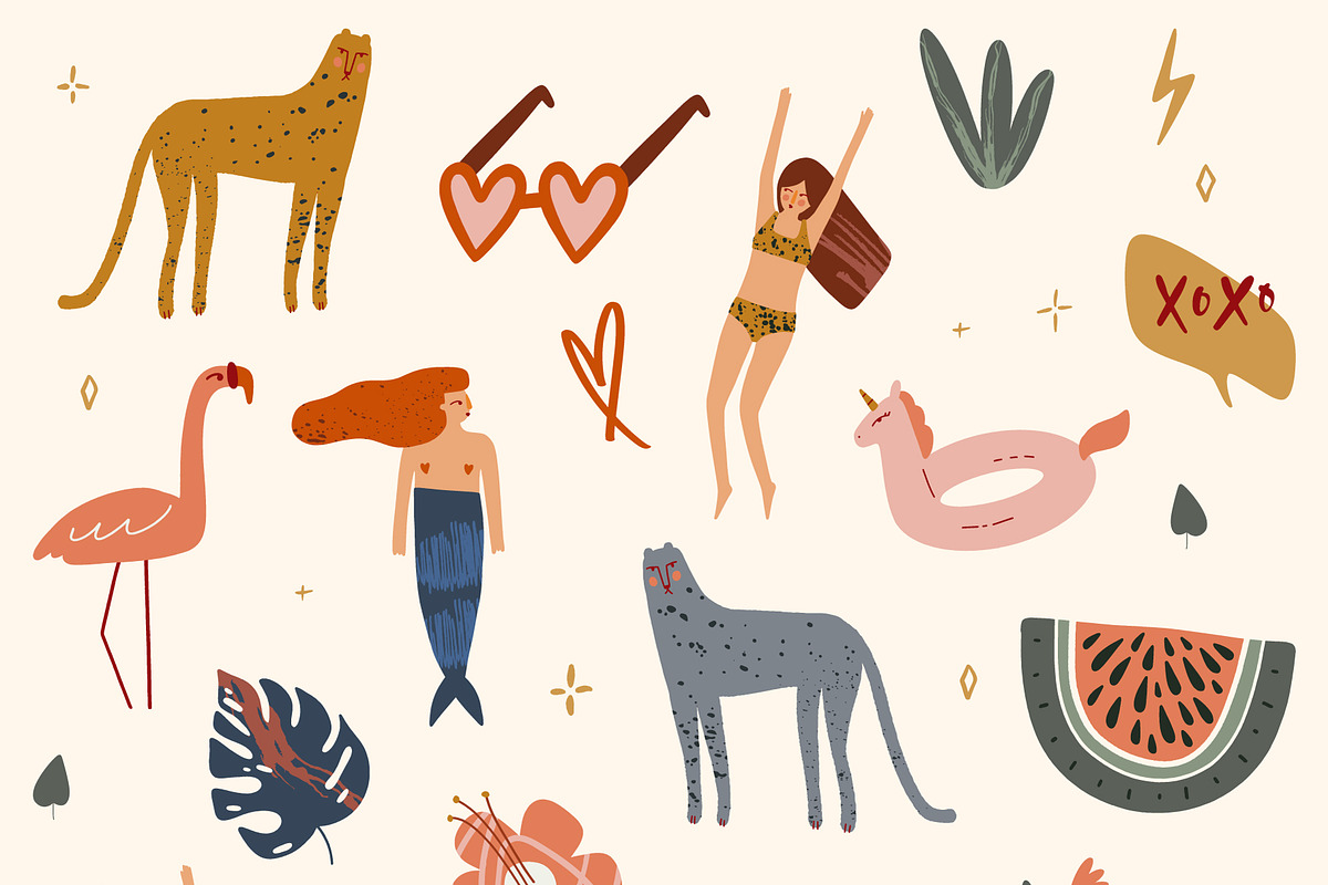 Vacay Bundle, an Animal Illustration by Annie Konst (Photo 2 of 25)