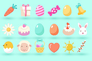 Big Set of Easter Elements, an Object Graphic by Daraon (Thumbnail 4 of 6)
