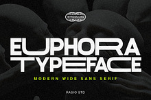 Euphora Typeface Wide Sans Font