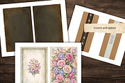 Shabby Chic Floral Junk Journal Kit, a Decorative Illustration by Print Haven Mochi Vintage (Thumbnail 6 of 8)