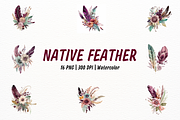 Vibrant Native American Flower, a Decorative Illustration by New-School-Wave (Thumbnail 1 of 5)
