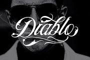 Maldito Font | Tattoo Style, a Script Font by Muntab_Art (Thumbnail 4 of 6)