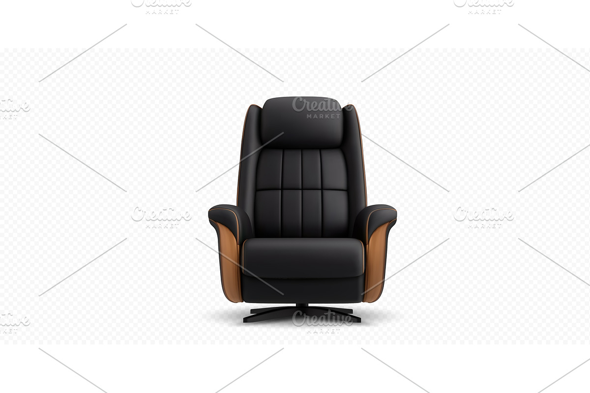 Comfortable modern chair designed, an Object Illustration by ZinetroN