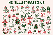 Vintage Whimsical Christmas Posters, an Object Graphic by ArtFM (Thumbnail 11 of 14)