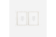Thin Wooden Frame Mockup Bundle, a Mockup by HALFTOUNE (Thumbnail 9 of 12)