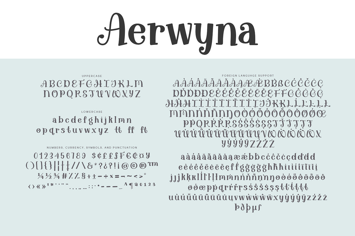 Muirgen & Aerwyna Font Duo, a Serif Font by Brittney Murphy Design (Photo 5 of 8)