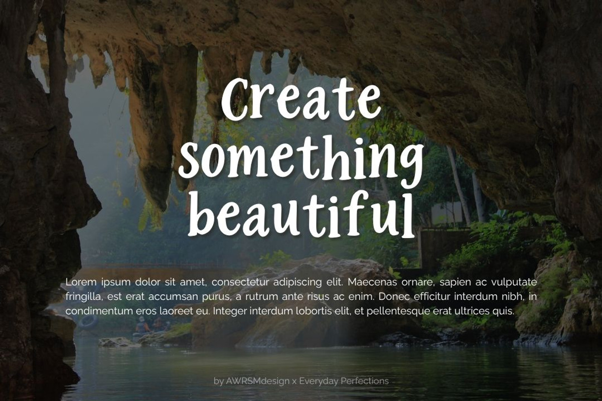 Mirevyn | Simple Serif Display Font, a Serif Font by Everyday Perfection (Photo 5 of 5)
