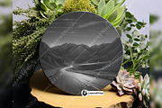 Mountain Winding Road Scene Highway, a Background Graphic by LaseredNinja (Thumbnail 4 of 7)