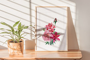 Garden Flowers hand drawn watercolor, a Decorative Illustration by Hanna Hryharenka (Thumbnail 6 of 16)