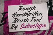 Blackdaws - Rough Handwritten Font, a Handwritten Font by Subectype Studio (Thumbnail 2 of 12)