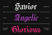 CS Hyena – Old English Font, a Blackletter Font by Craft Supply Co. (Thumbnail 3 of 8)