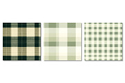 Green & Beige Gingham Patterns, a Pattern Graphic by Dream Creation (Thumbnail 6 of 6)
