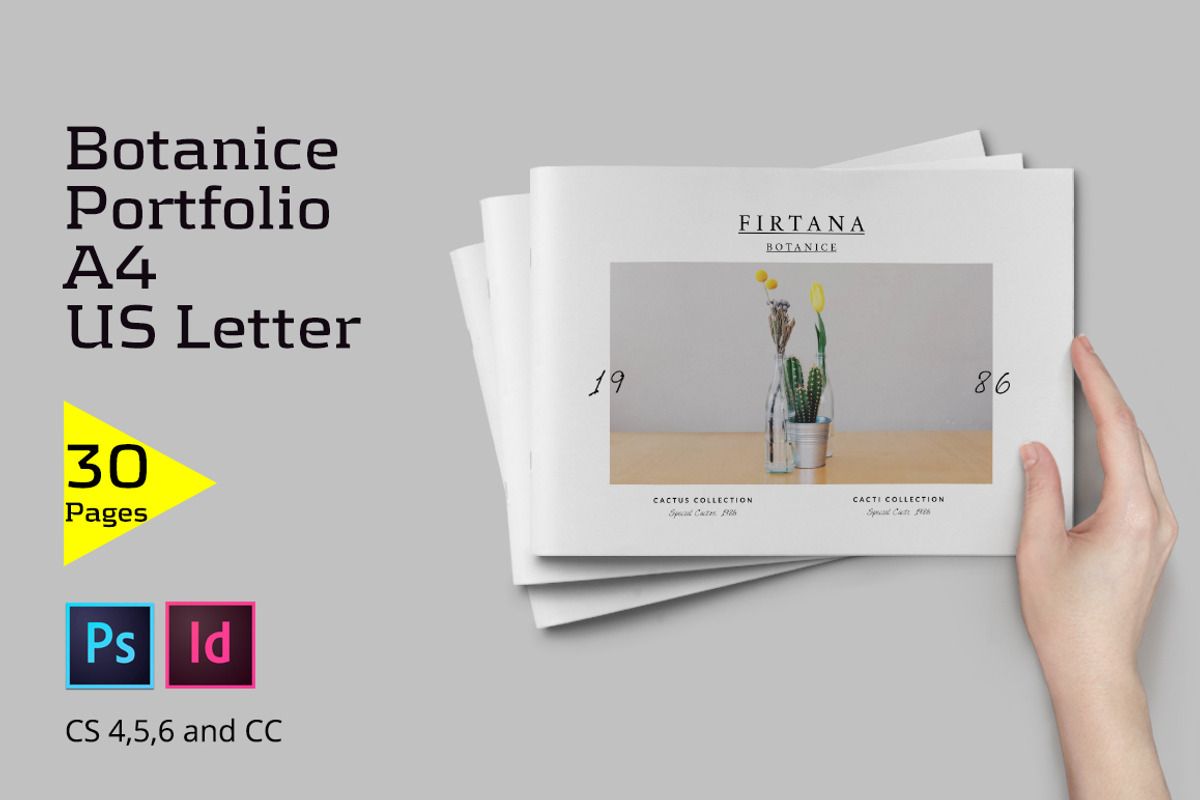 Botanice Portfolio, a Brochure Template by Firtana (Photo 1 of 12)