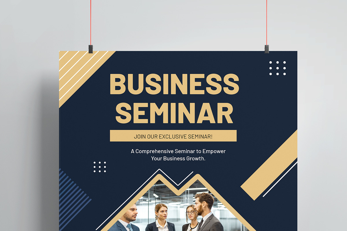 Business Seminar Template, a Flyer Template by MightyDesign (Photo 2 of 8)