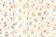 Delicate Ditsy Floral Patterns, a Pattern Graphic by Artonix (Thumbnail 3 of 5)
