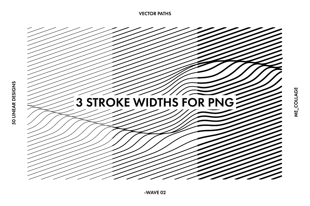 WAVE 02 - 50 Minimal Linear Designs, an Object Graphic by ME_COLLAGE (Photo 22 of 32)