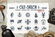 Old Sailor (Vintage Badges/part2), a Branding & Logo Template by Cosmic Store (Thumbnail 1 of 5)