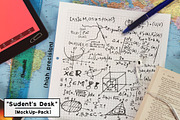 student's desk [MockUp Pack], a Presentation Template by The Drone Shop (Thumbnail 5 of 5)