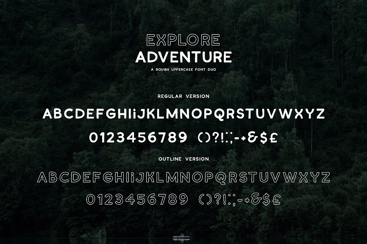 Explore Adventure Font Duo, a Sans Serif Font by Lollipop Hand Drawn (Photo 6 of 8)