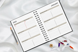 Editable Weekly Planner Bundle Pack