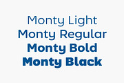 Monty, a Sans Serif Font by Jan-Christian Bruun (Thumbnail 3 of 13)