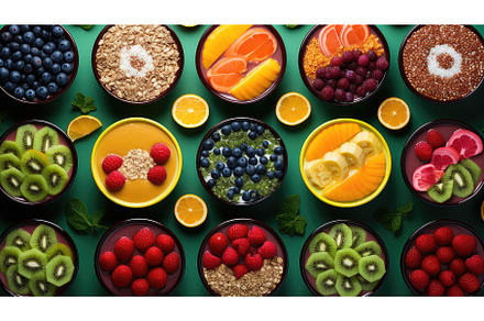 healthy background vegan food, a Food & Drink Photo by pikepicture