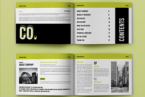 Modern Business Profile Design