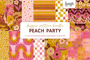 Whimsical Floral Pattern Bundle