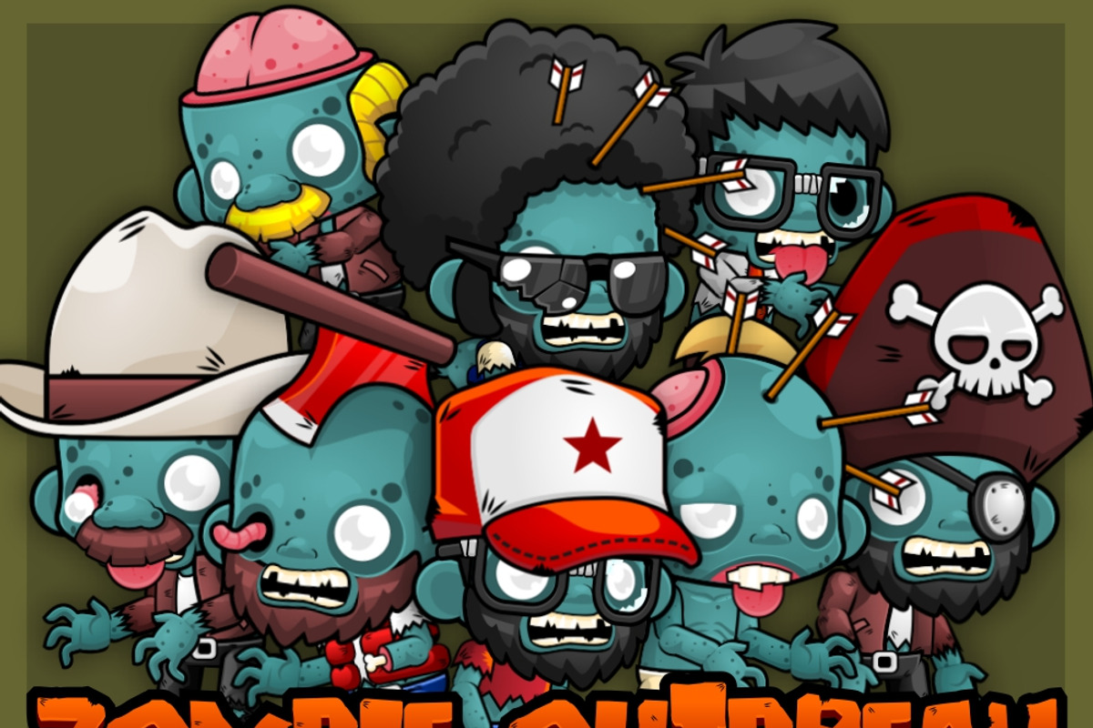 Zombie Outbreak - Game Sprites, an Illustration by pzUH (Photo 1 of 8)